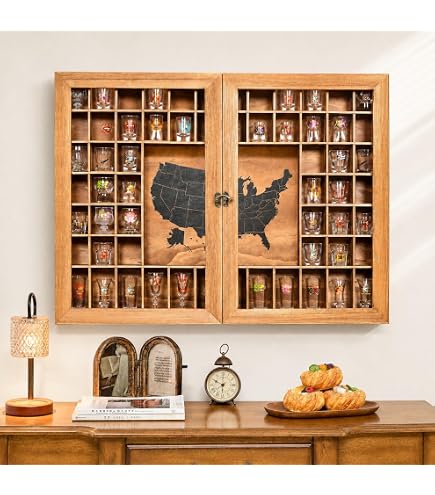 Amazon.com: Maple Home Shot Glass Display Case - HO Scale Train